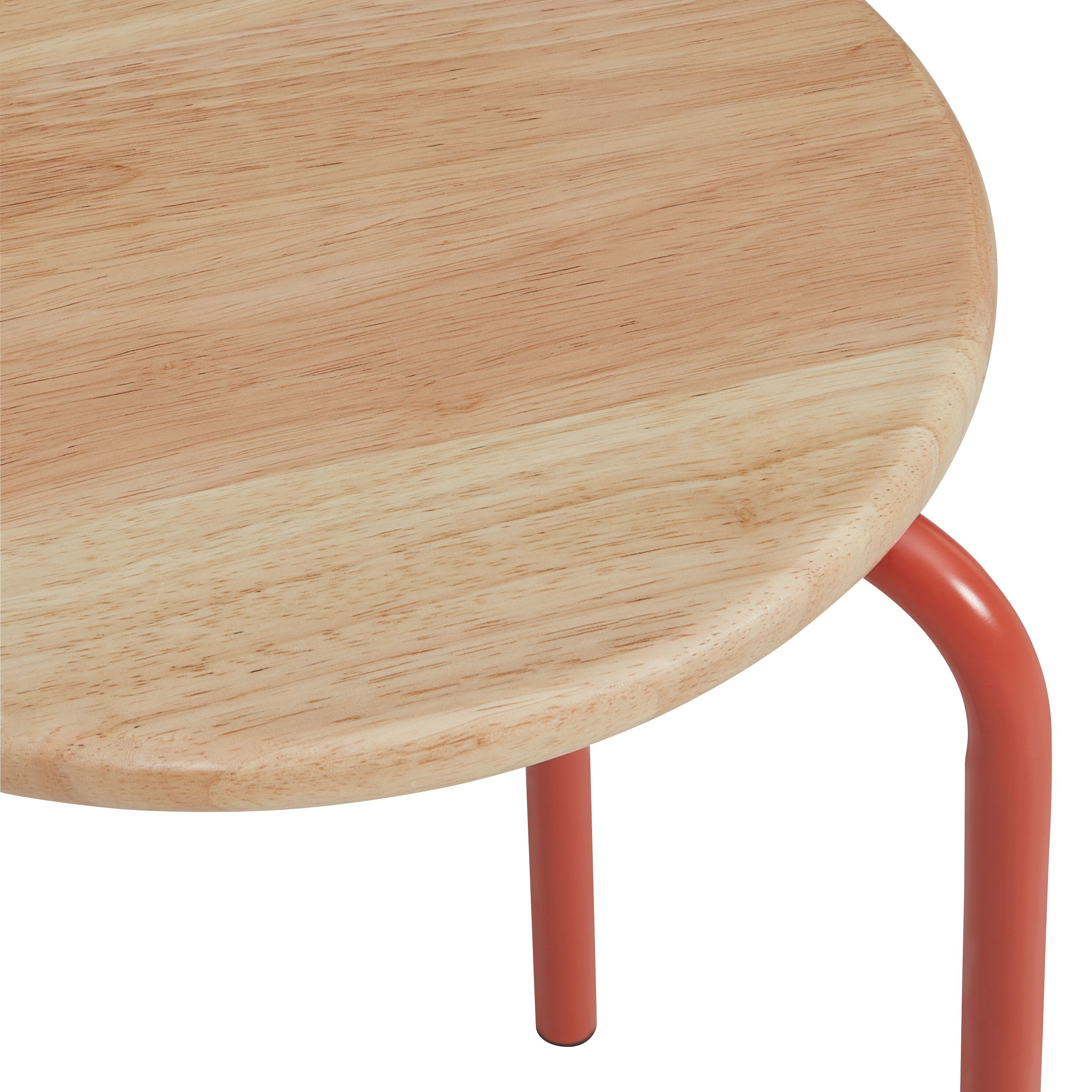 PUNTO Hocker - Orange / H: 46.0 cm