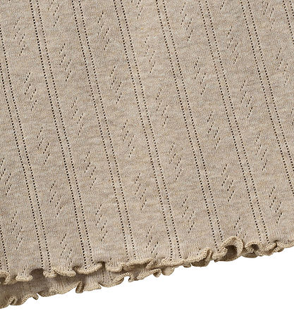 Sofie Schnoor Shorts - Haselsy Poientelle - Beige m. Lochmuster