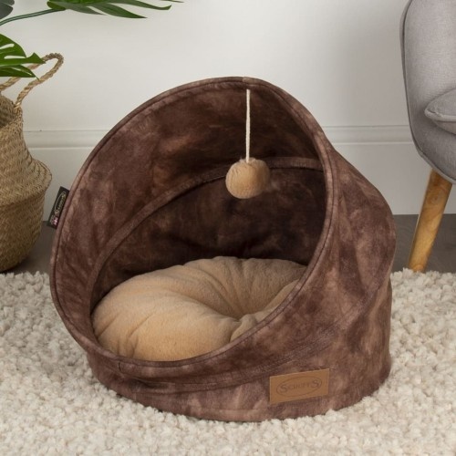 Cama para gato Kensington marrom da Scruffs & Tramps
