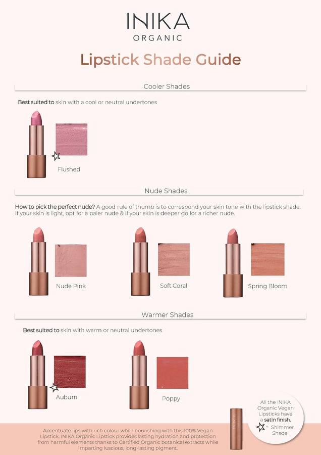 INIKA Organic Lipstick Nude Pink 4,2g