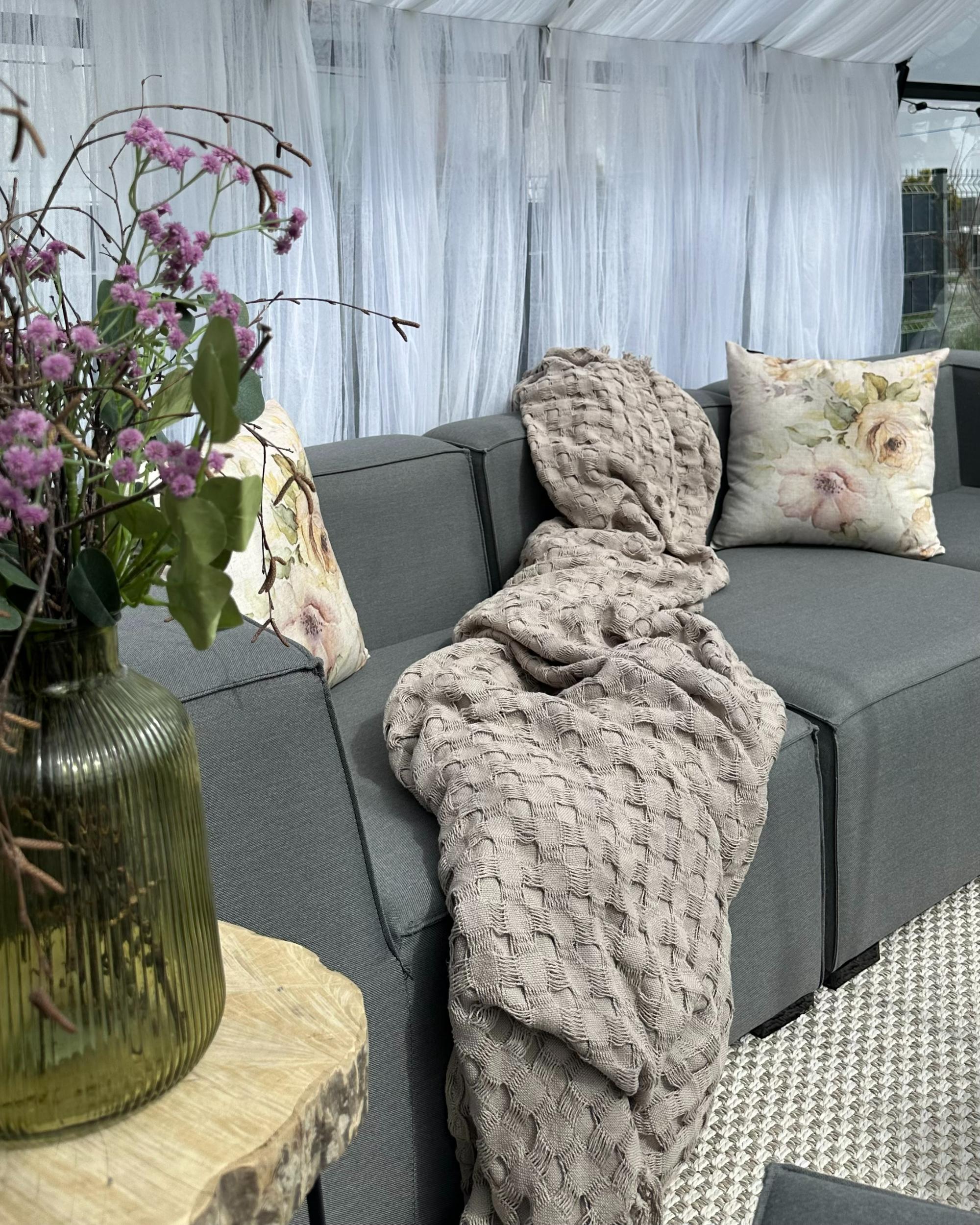 Sprei BERE Katoen 220 x 240 cm Taupe