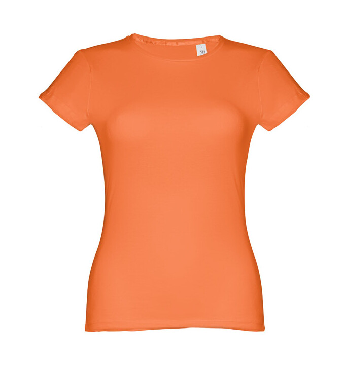 TH Clothes 30106 - T-shirt ceinturé en coton pour femme