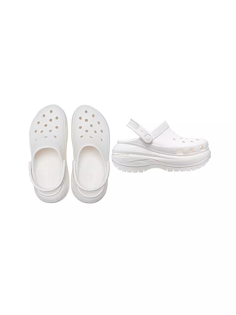 CROCS Pantoletten MEGA CRUSH CLOG weiss
