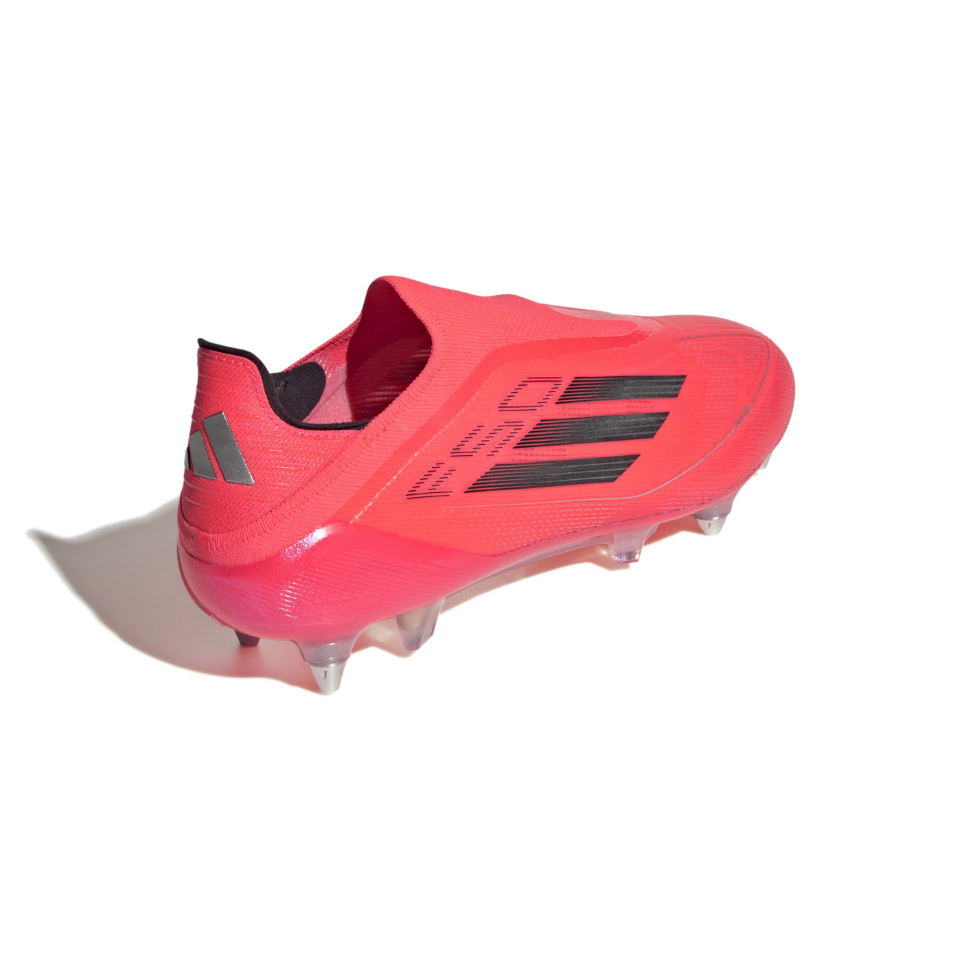 Adidas F50 Elite Veterloze IJzeren-Nop Voetbalschoenen (SG) Felrood Zwart Zilver