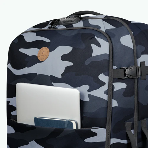 Valise Souple 2 roues large Bimini bleu
