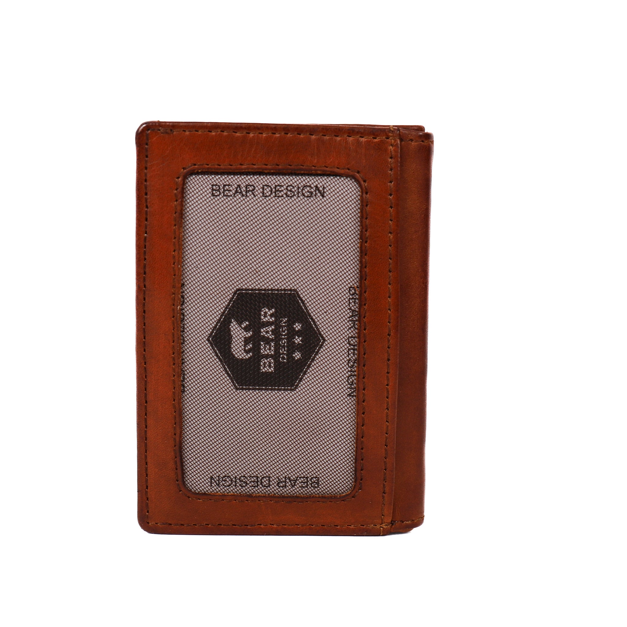 Pasjeshouder met briefgeldvak 'Michel' cognac Cognac