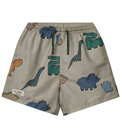 Liewood Badeshorts - Herzog - Dinosaurs/Mist