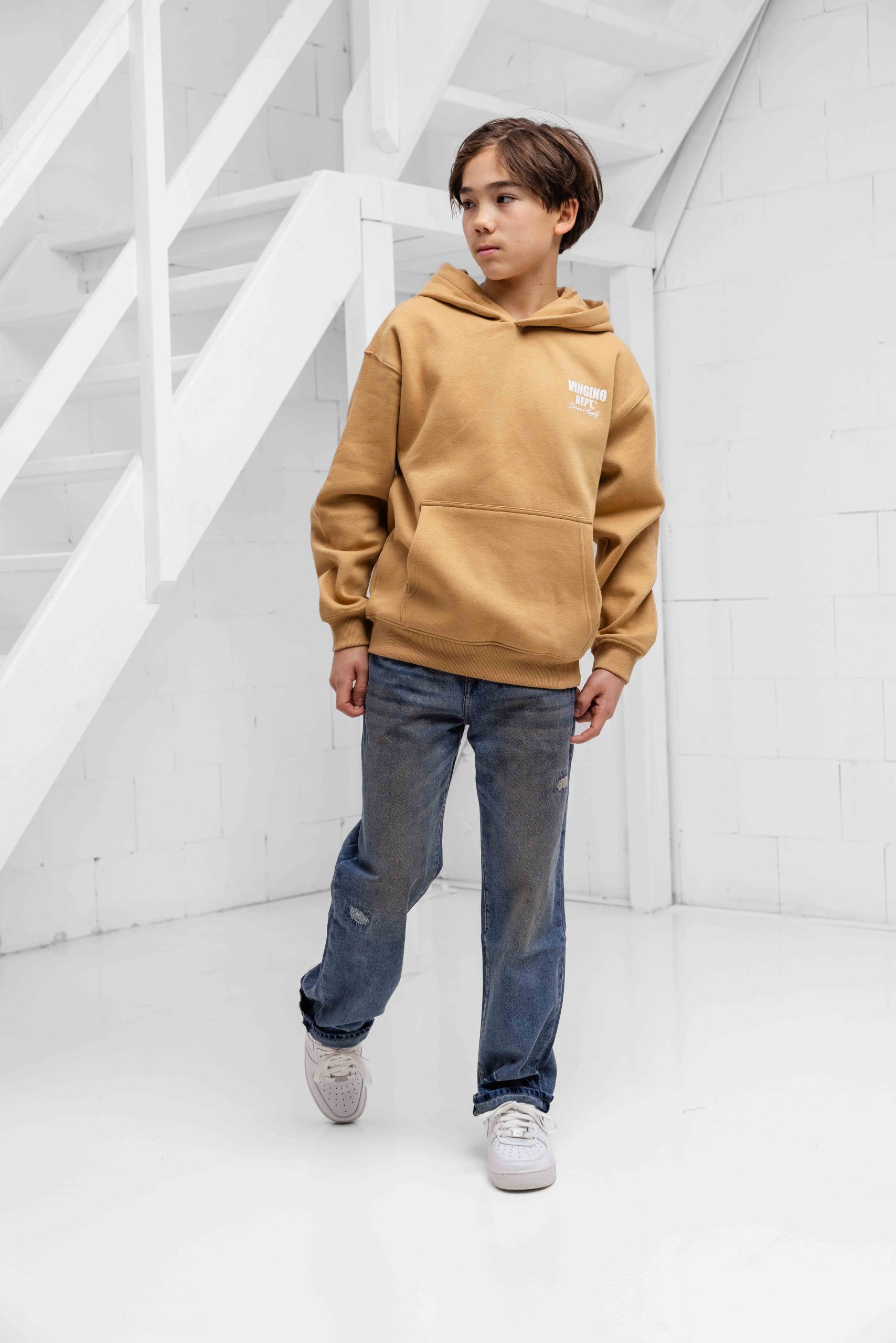 Vingino Gino Relaxed Jeans Kids Blauw