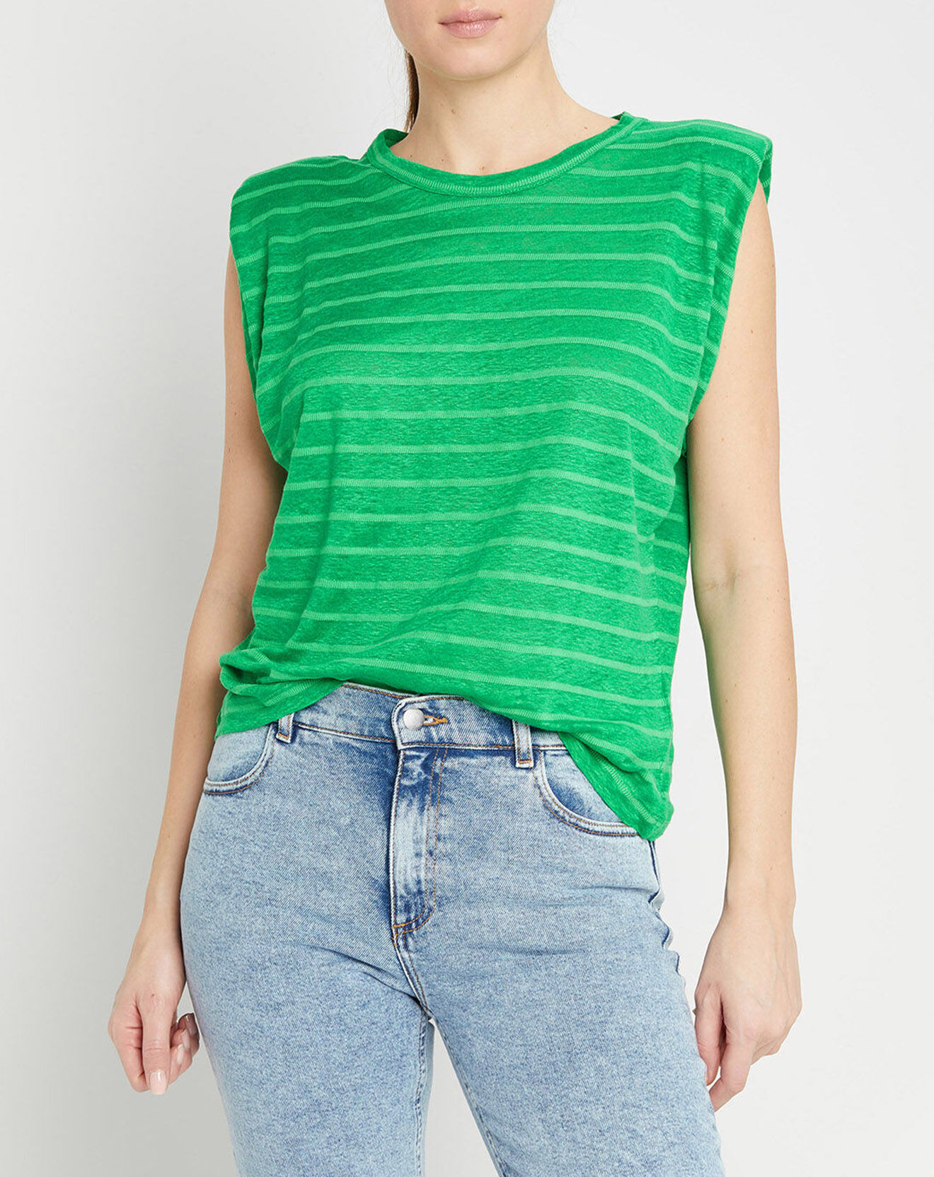 Cashmere Tribu Top en Lin & Coton Lin Coco impérial