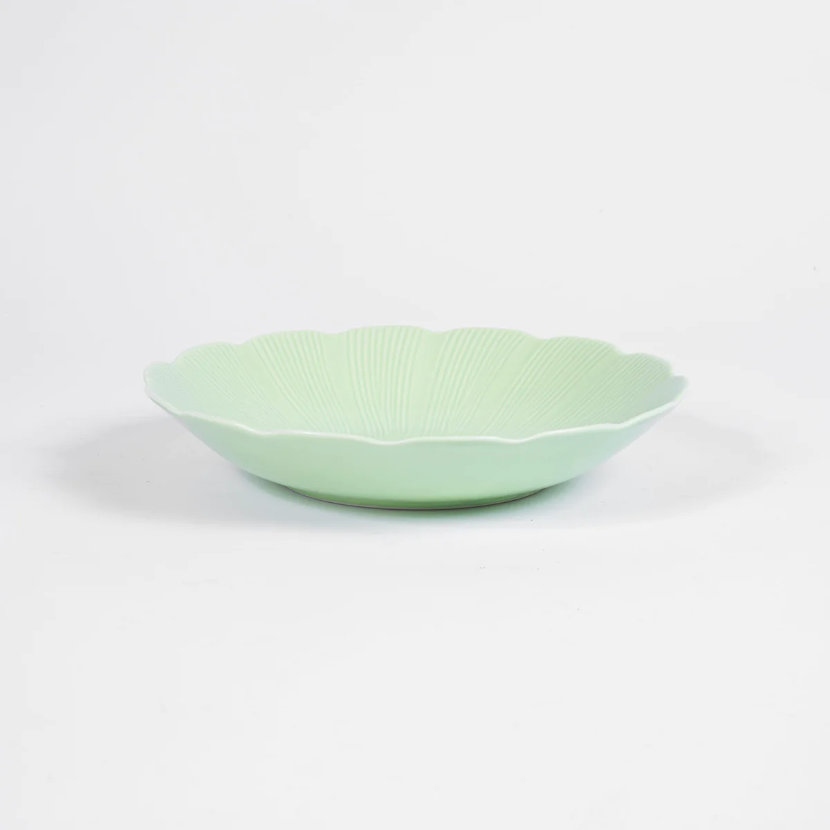assiette creuse TAHITI VERTE (22cm) OGRE La Fabrique