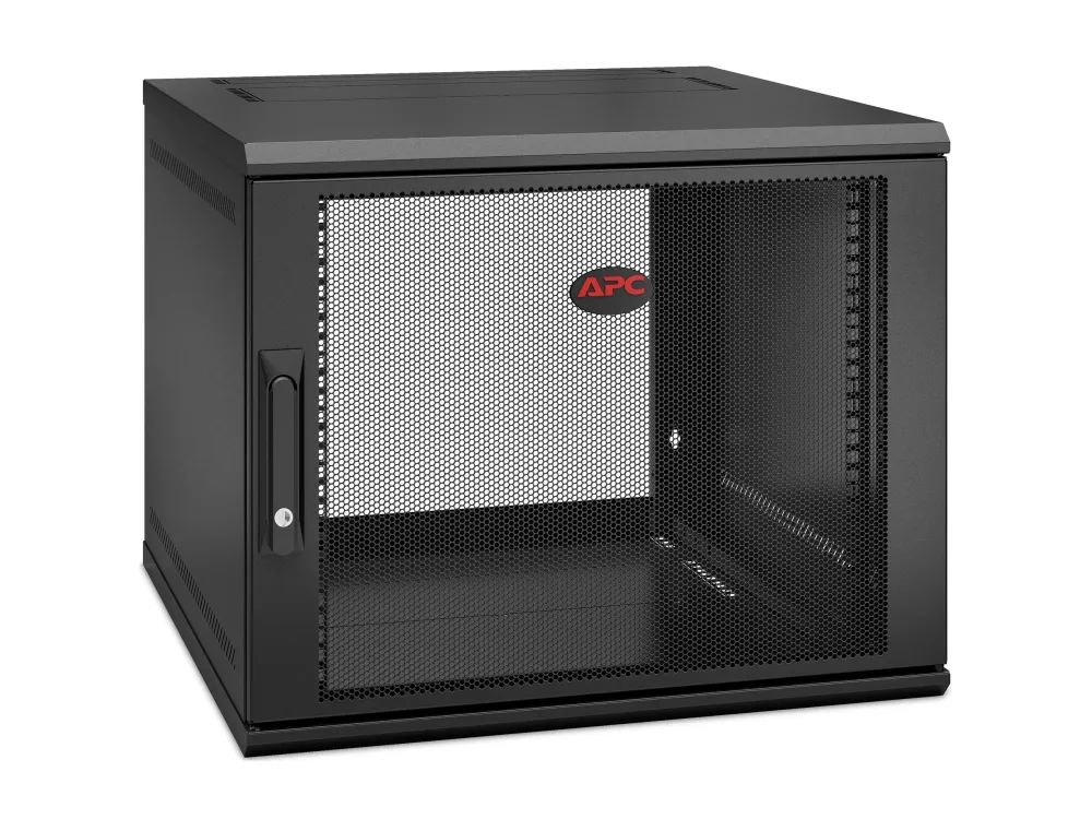 APC NetShelter WX AR109SH6 - Kabinet - vægmonterbar - sort - 9U - 19