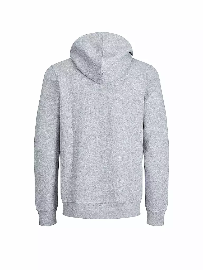 JACK & JONES Kapuzensweatjacke JJESTAR  grau