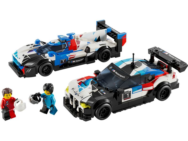 LEGO® Speed Champions BMW M4 GT3 & BMW M Hybrid V8 Rennwage Detailgetreu nachgebildetes Bau- und Spielset