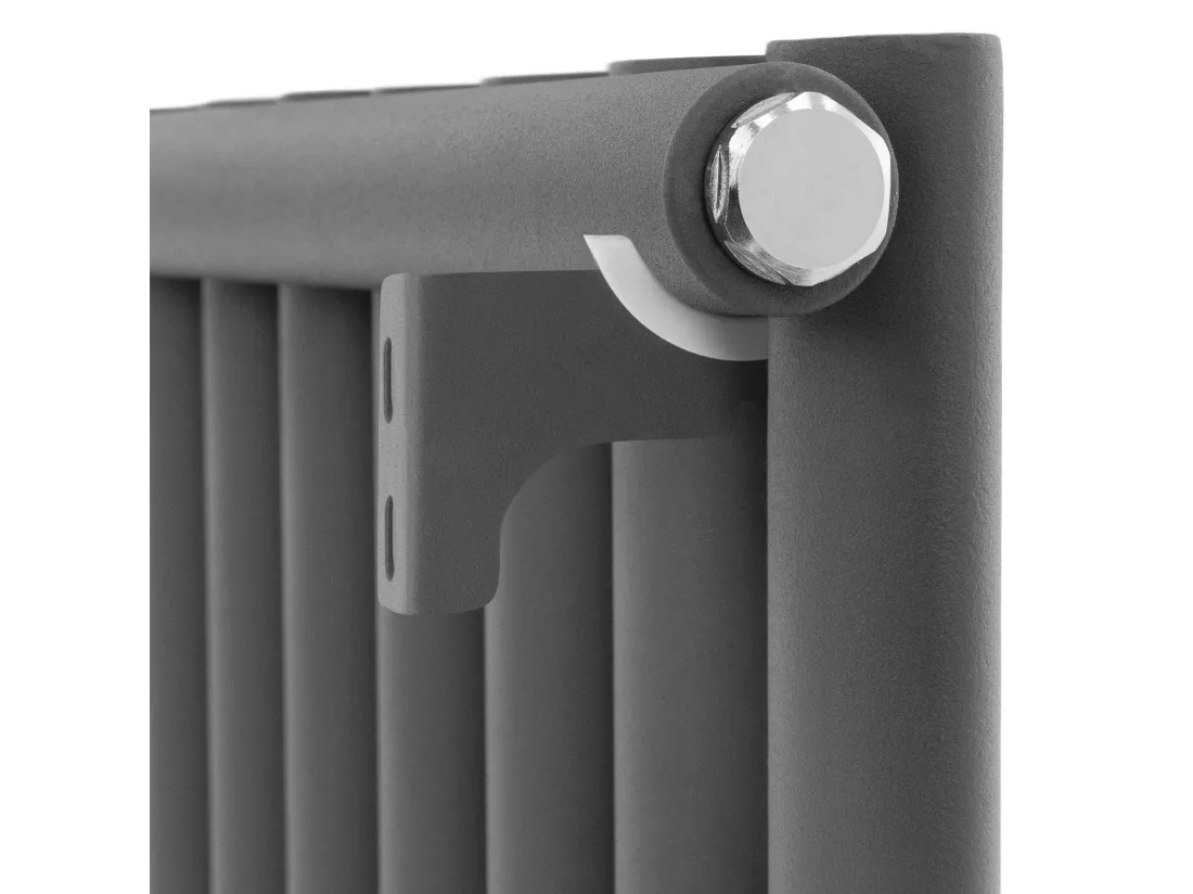 Radiateur Oval Tube Simple couche Radiateur design raccordement à gauche 780x600 mm