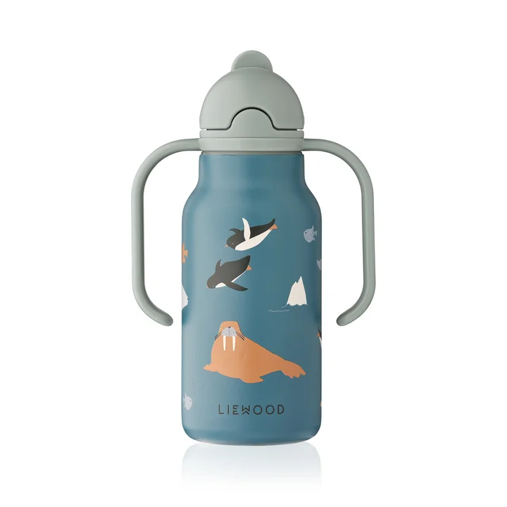 LIEWOOD - Kimmie bedruckte Flasche, 250 ml, Arctic / ocean view