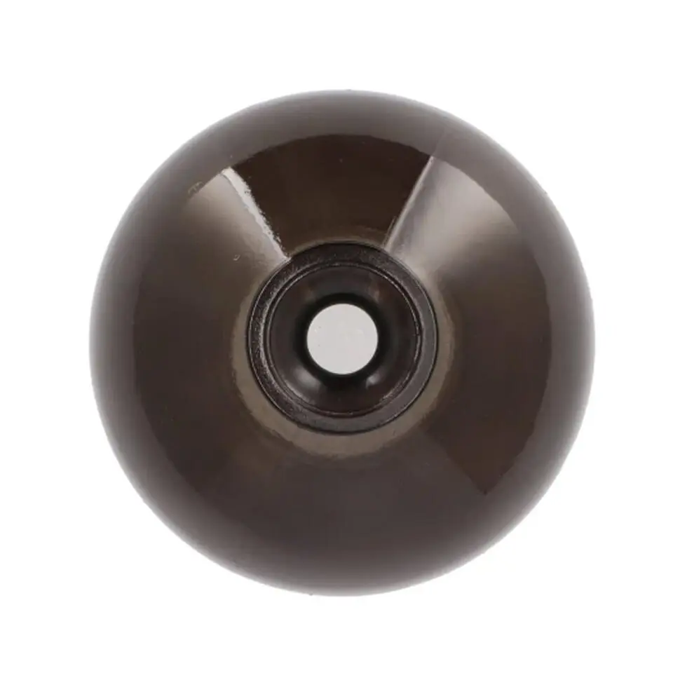 DK Design Bloemenvaas rond model - zwart - D13 x H15 cm