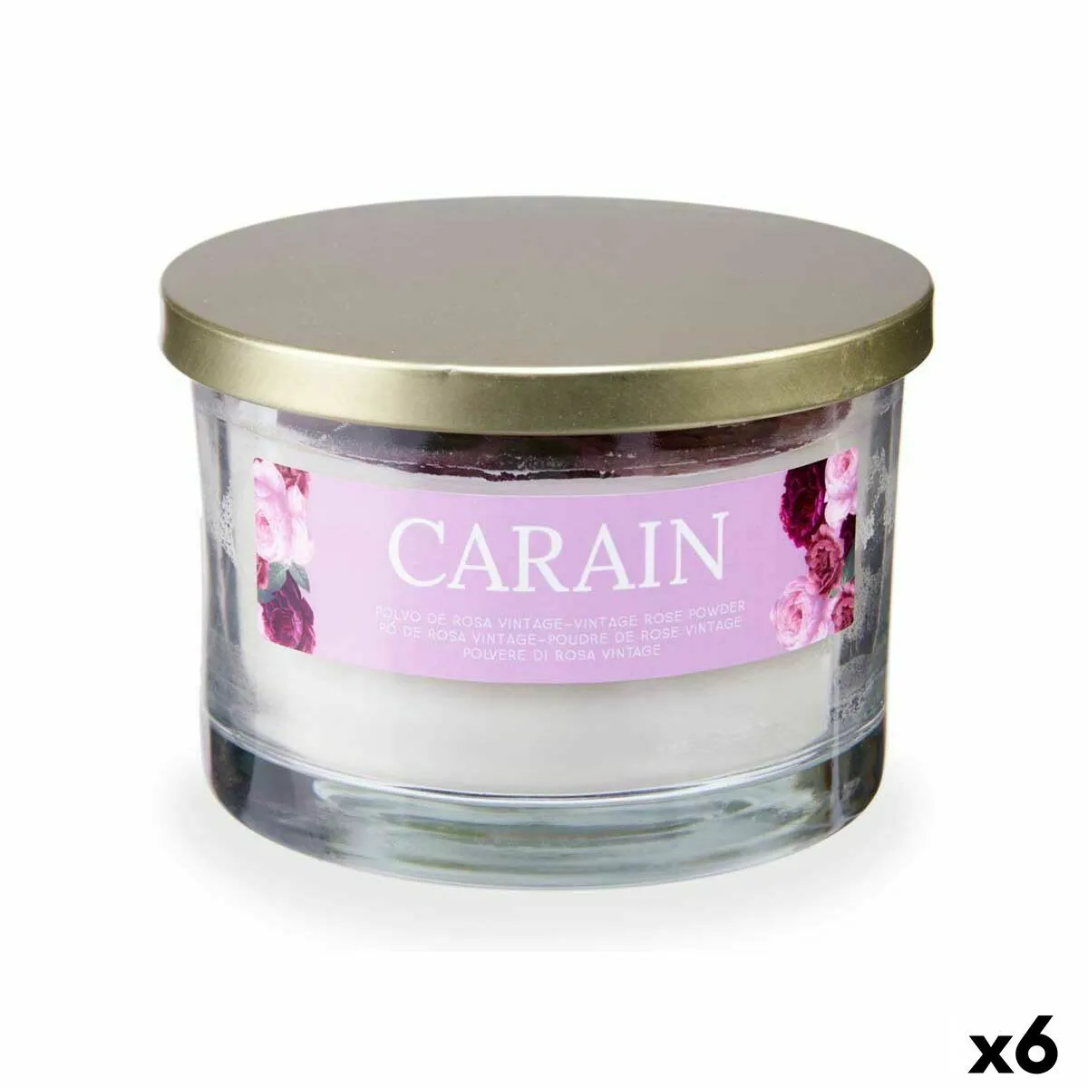 Acorde Bougie Parfumée Roses 6 unités