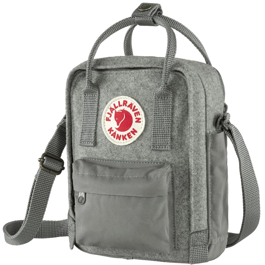 Fjällräven Kånken Re-Wool Sling 2.5 - Umhängetasche 20 cm granite grey