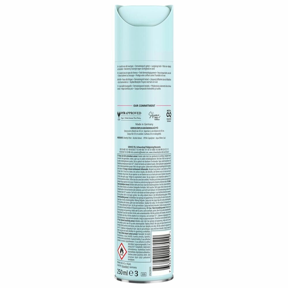 Taft Hairspray Ultra Pure Hold250 ml