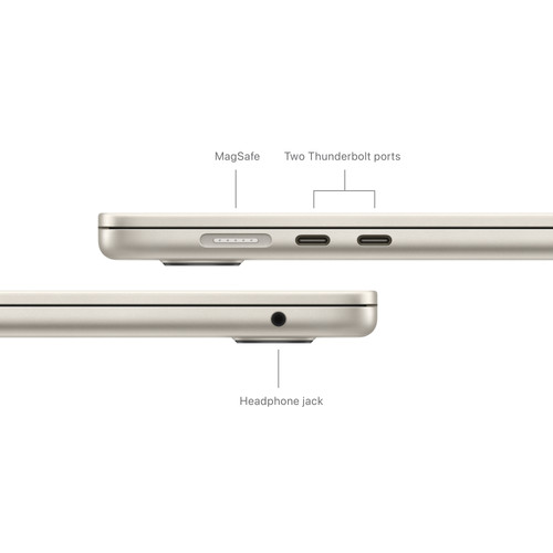 Apple MacBook Air 15 inch (2024) M3 (8/10) 24GB/512GB Sterrenlicht AZERTY