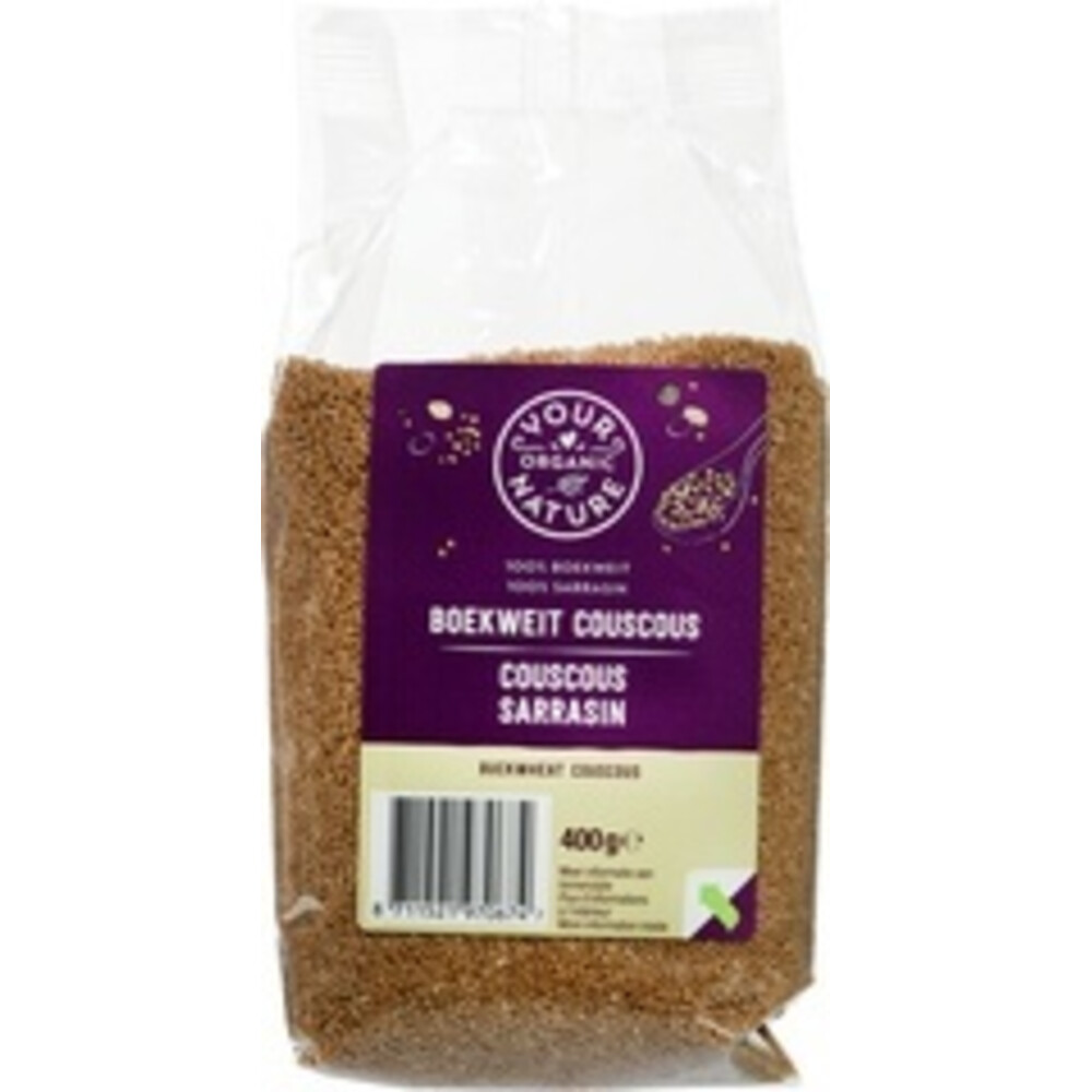 3x Your Organic Nature Boekwijt Couscous 400 gr