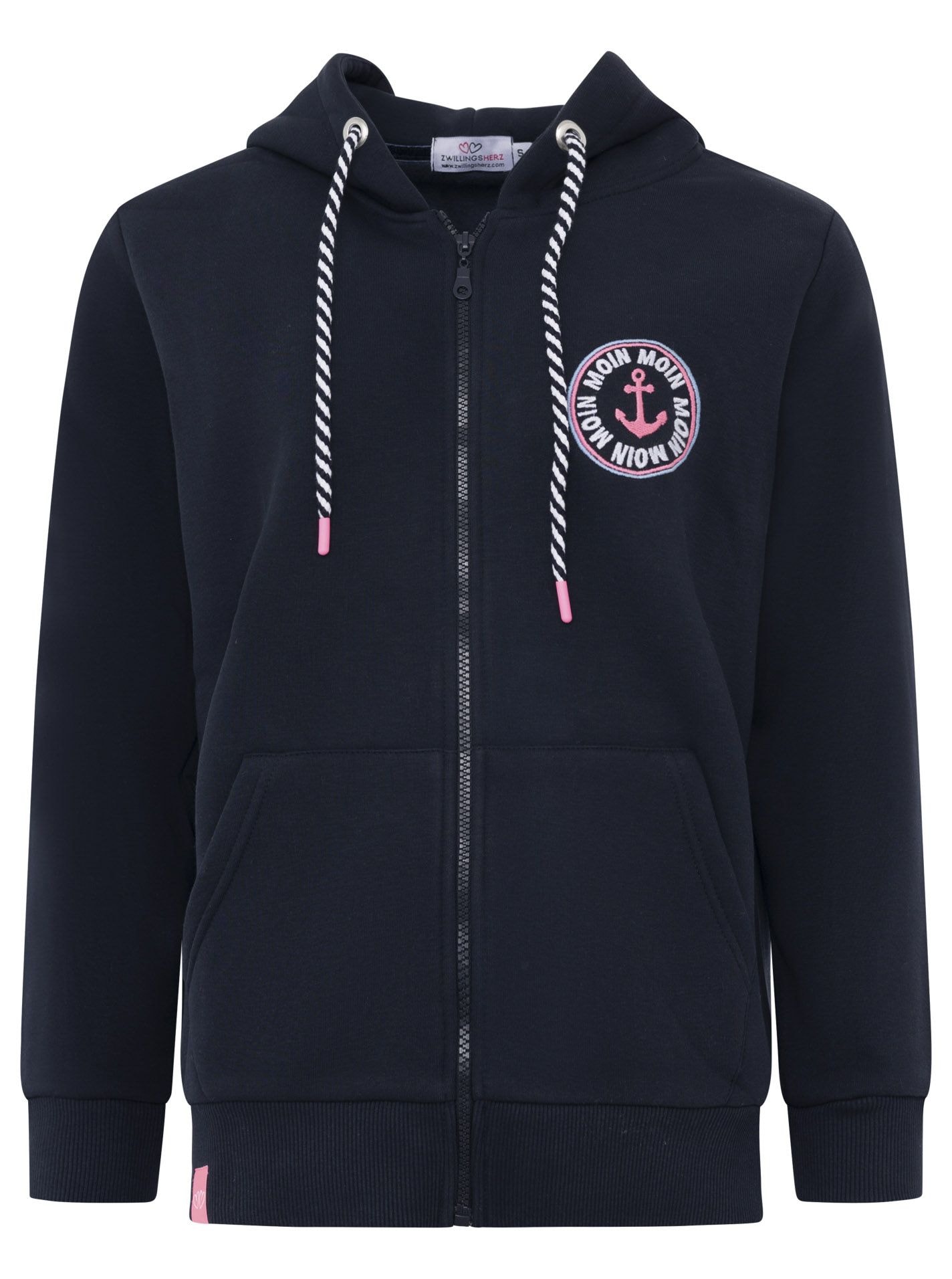 Zwillingsherz Kapuzensweatjacke »