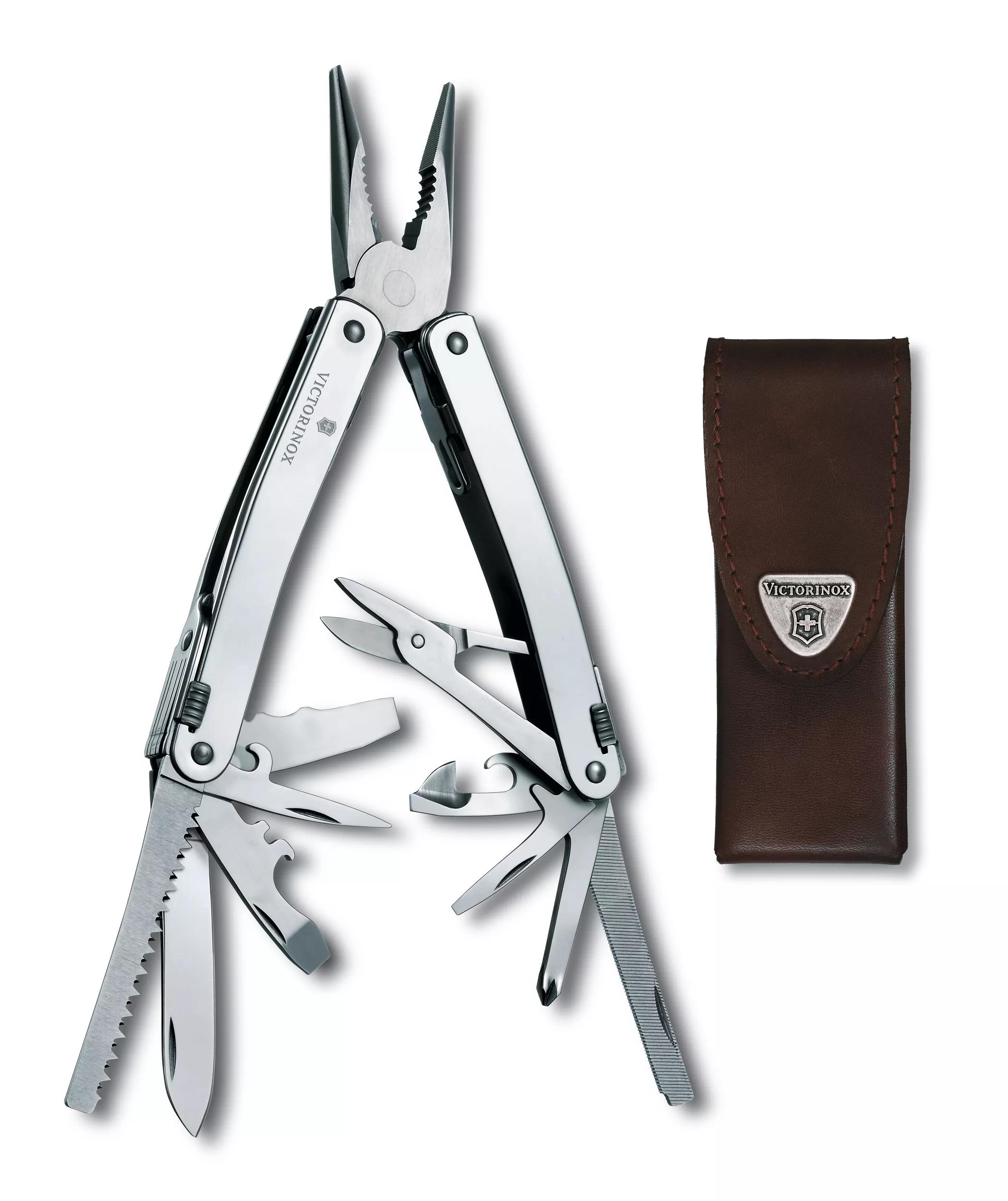 Swiss Tool Spirit X-Inklusive Leder-Gürteletui