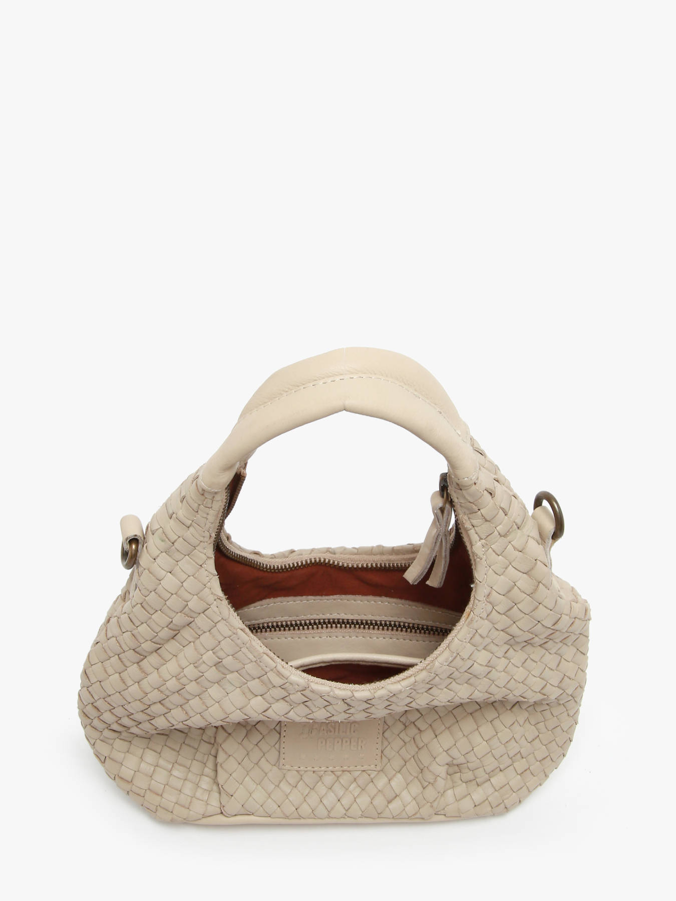 Sac bandoulire Parma cuir BASILIC PEPPER