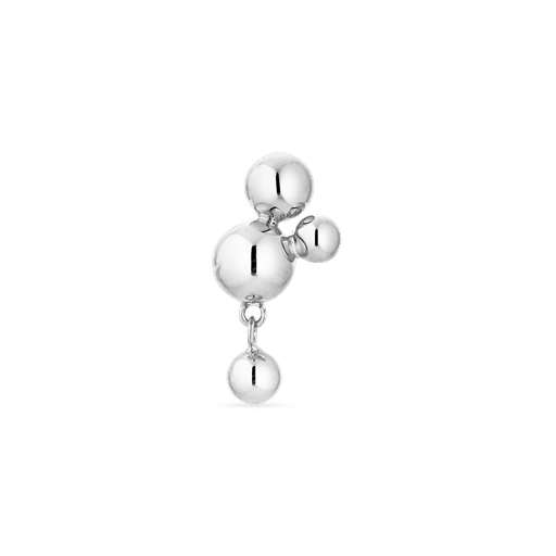 Jane Kønig Atomic Ørering, Silver - Left