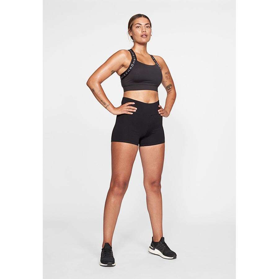 Röhnisch Nora Lasting Hot Pants Hardloopbroek Zwart Dames