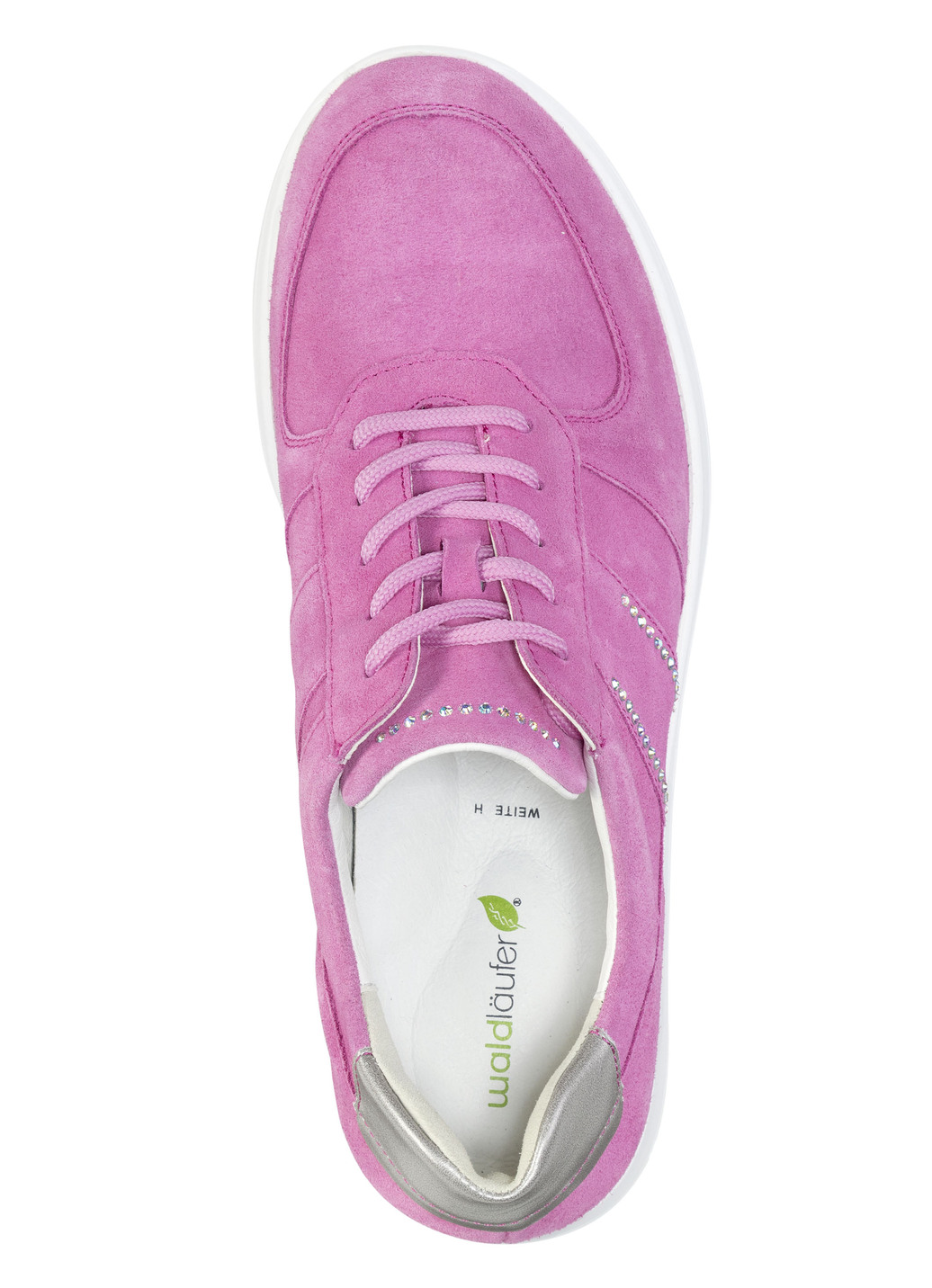 Waldläufer Sneaker mit Glitzersteinchen