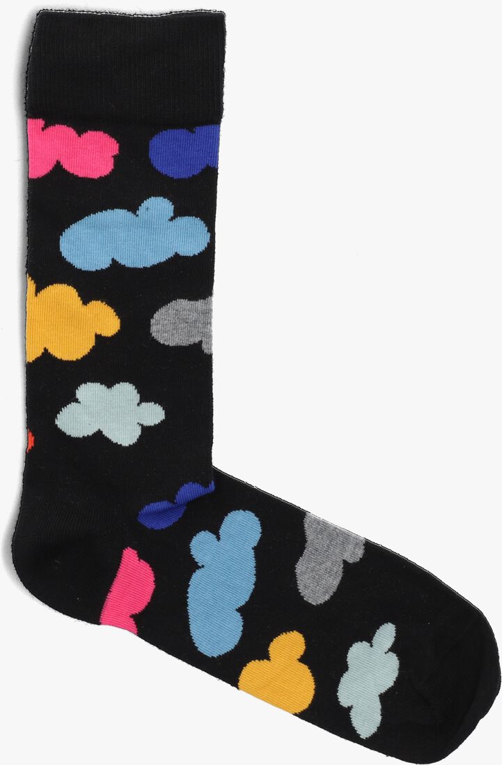 HAPPY SOCKS zwarte happy socks sokken cloudy