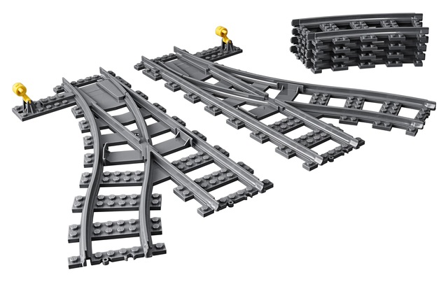 LEGO® Konstruktionsspielsteine »Weichen 60238«