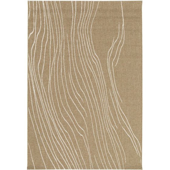 Tapis d'intérieur ou d'extérieur - riviera - beige et crème - 200 x 290 cm