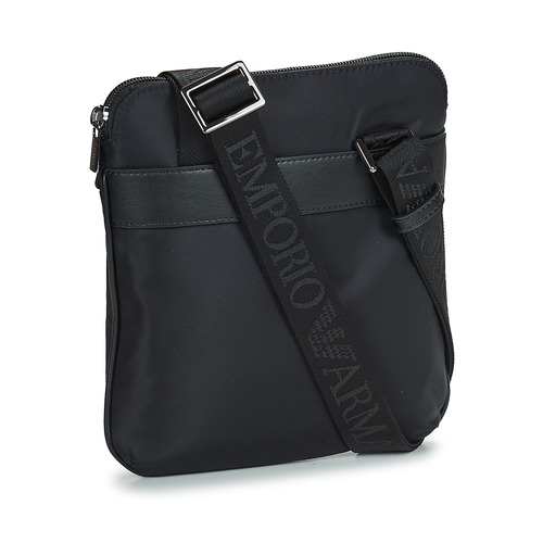Emporio Armani - EAGLE POCKET CROSSOBODY FLAT - Noir