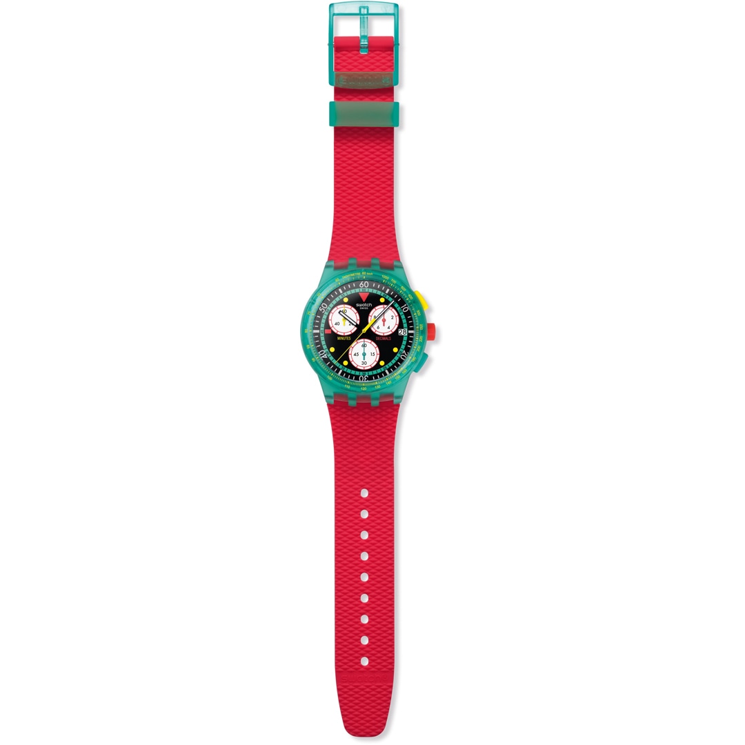 Swatch Original Chrono Neon Emerald