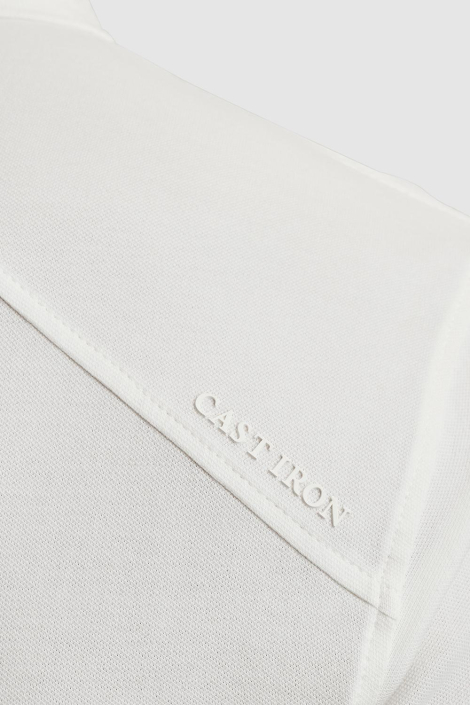 Cast Iron witte heren polo