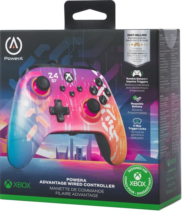 PowerA Xbox Advantage USB-C kablet gamepad (pink)