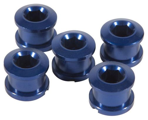 Pack de 5 vis Insight pour Couronne 8.5 x 4mm Alu Bleu