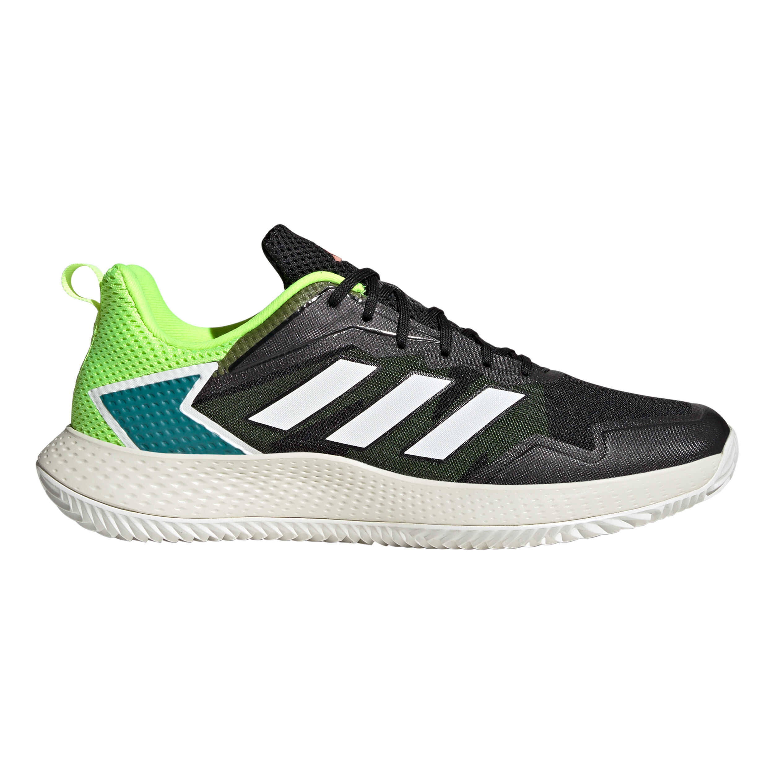 adidas Defiant Speed Chaussure Terre Battue Hommes - Noir , Vert Fluo
