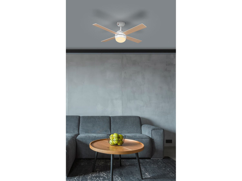Plafondventilator, met ledlamp