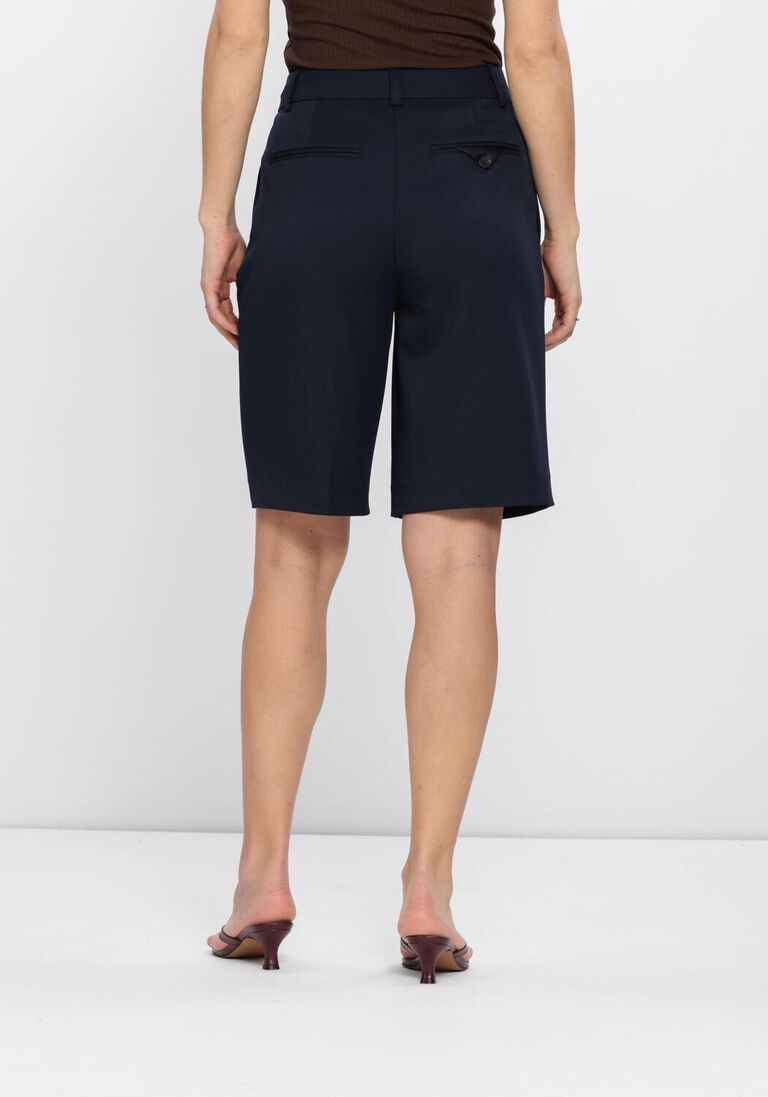 donkerblauwe haute l'amitié korte broek premiere bermuda