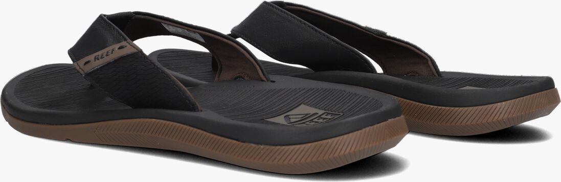 REEF zwarte reef teenslippers santa ana