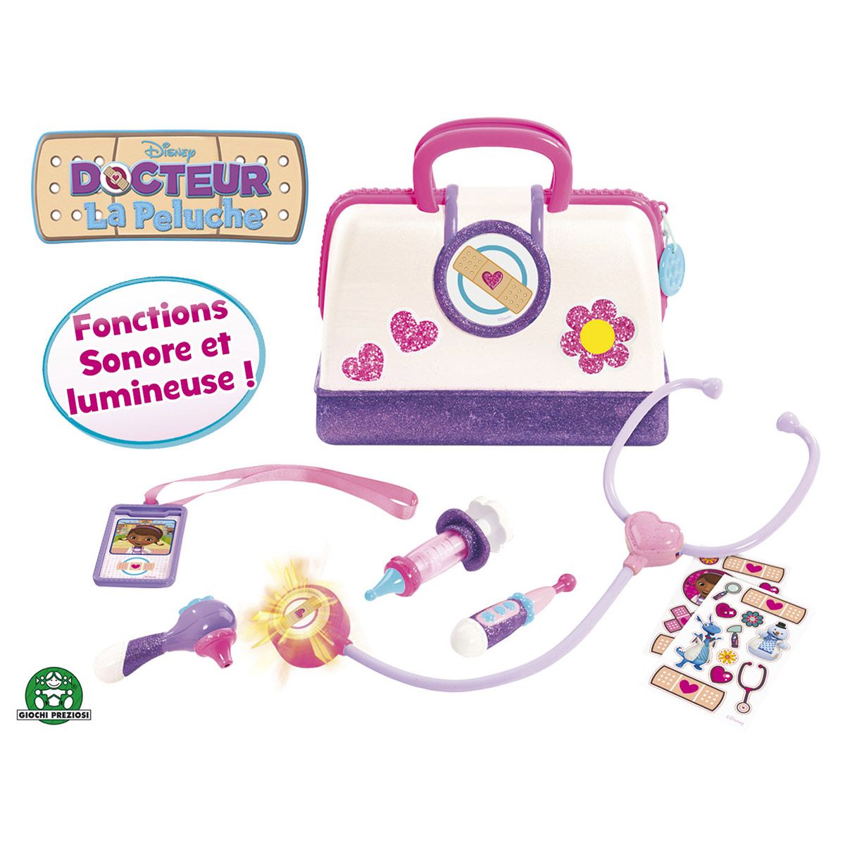 Mallette hôpital des jouets Docteur la Peluche