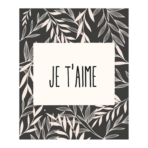 Carte Je t'aime