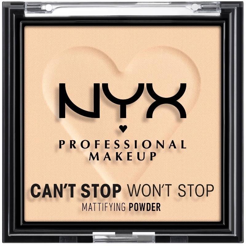 NYX Prof. Makeup Can't Stop Won't Stop Mattifying Powder 6 gr. - Light