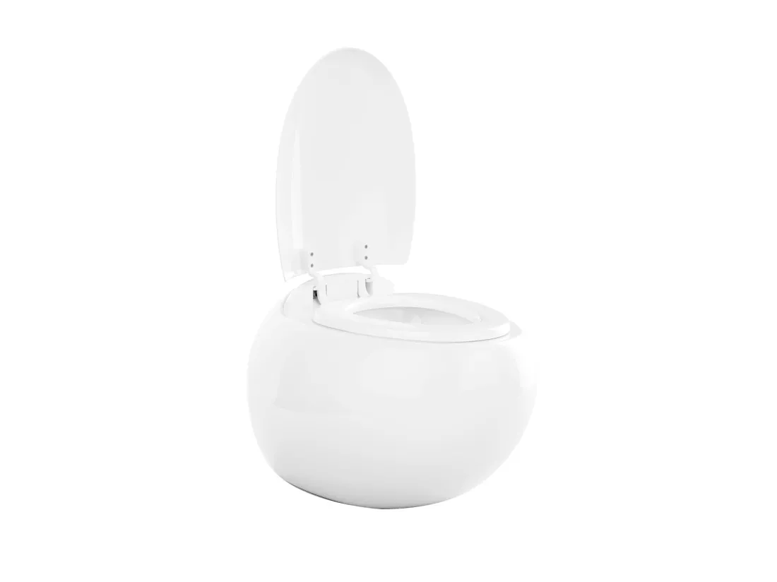 WC suspendu blanc en céramique - HURO II