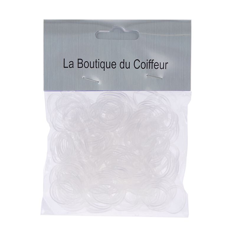 Mini élastiques caoutchouc lot de 240 transparent