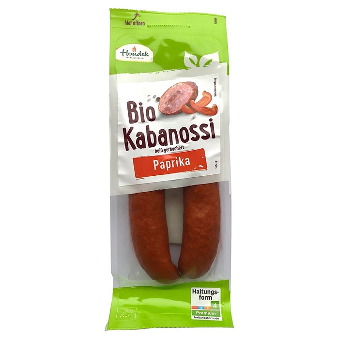HOUDEK Bio-Kabanos 150 g, Paprika