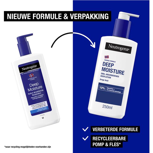 Neutrogena Noorse Formule Deep Moisture Bodylotion 250ml